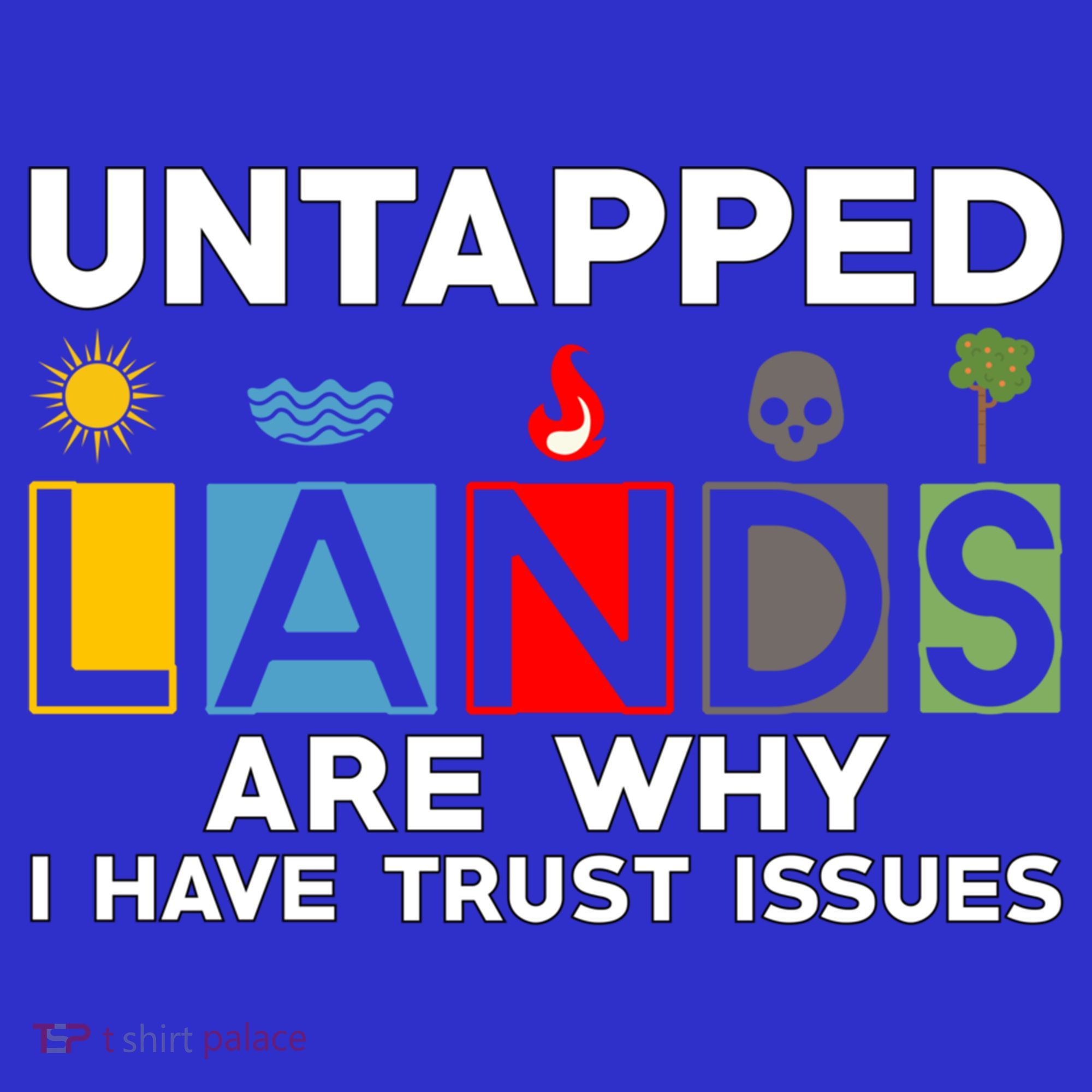 Untapped Lands Trust Issues Magic Geek Great Retro Gaming Gift Women's Tank Top