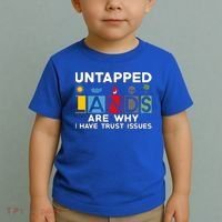 Untapped Lands Trust Issues Magic Geek Great Retro Gaming Gift Toddler T-Shirt thumb 2