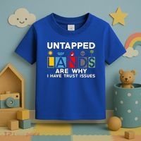 Untapped Lands Trust Issues Magic Geek Great Retro Gaming Gift Toddler T-Shirt thumb 3