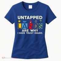 Untapped Lands Trust Issues Magic Geek Great Retro Gaming Gift Women's T-Shirt thumb 0