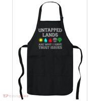 Untapped Lands Trust Issues Funny Magic Geek Tcg Apron thumb 0