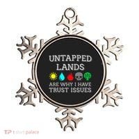 Untapped Lands Trust Issues Funny Magic Geek Tcg Ornament thumb 0