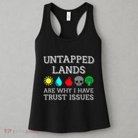 Untapped Lands Trust Issues Funny Magic Geek Tcg Women's Tank Top thumb 3
