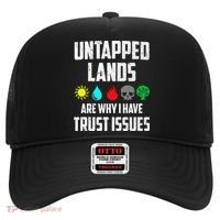 Untapped Lands Trust Issues Magic Funny Geek Tcg Classic Fit Hat thumb 0