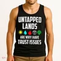 Untapped Lands Trust Issues Magic Funny Geek Tcg Classic Fit Tank Top thumb 3