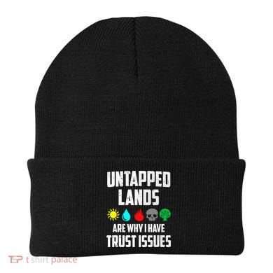Untapped Lands Trust Issues Magic Funny Geek TCG Beanie