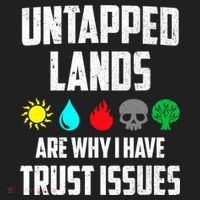 Untapped Lands Trust Issues Magic Funny Geek TCG Tumbler thumb 3