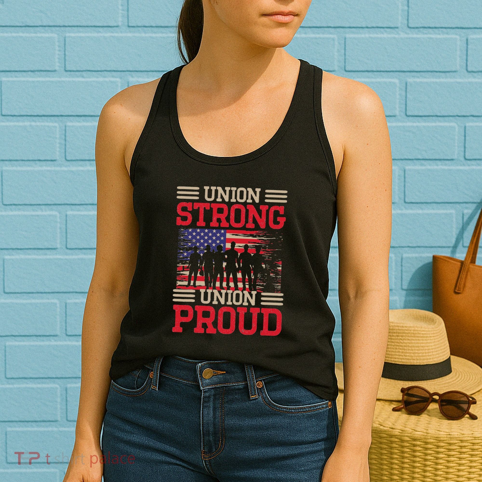 Union Laborer Union Strong Labor Union Worker Union Women's Tank Top
