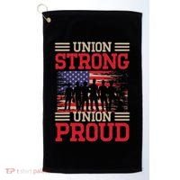 Union Laborer Union Strong Labor Union Worker Union Golf Towel thumb 0