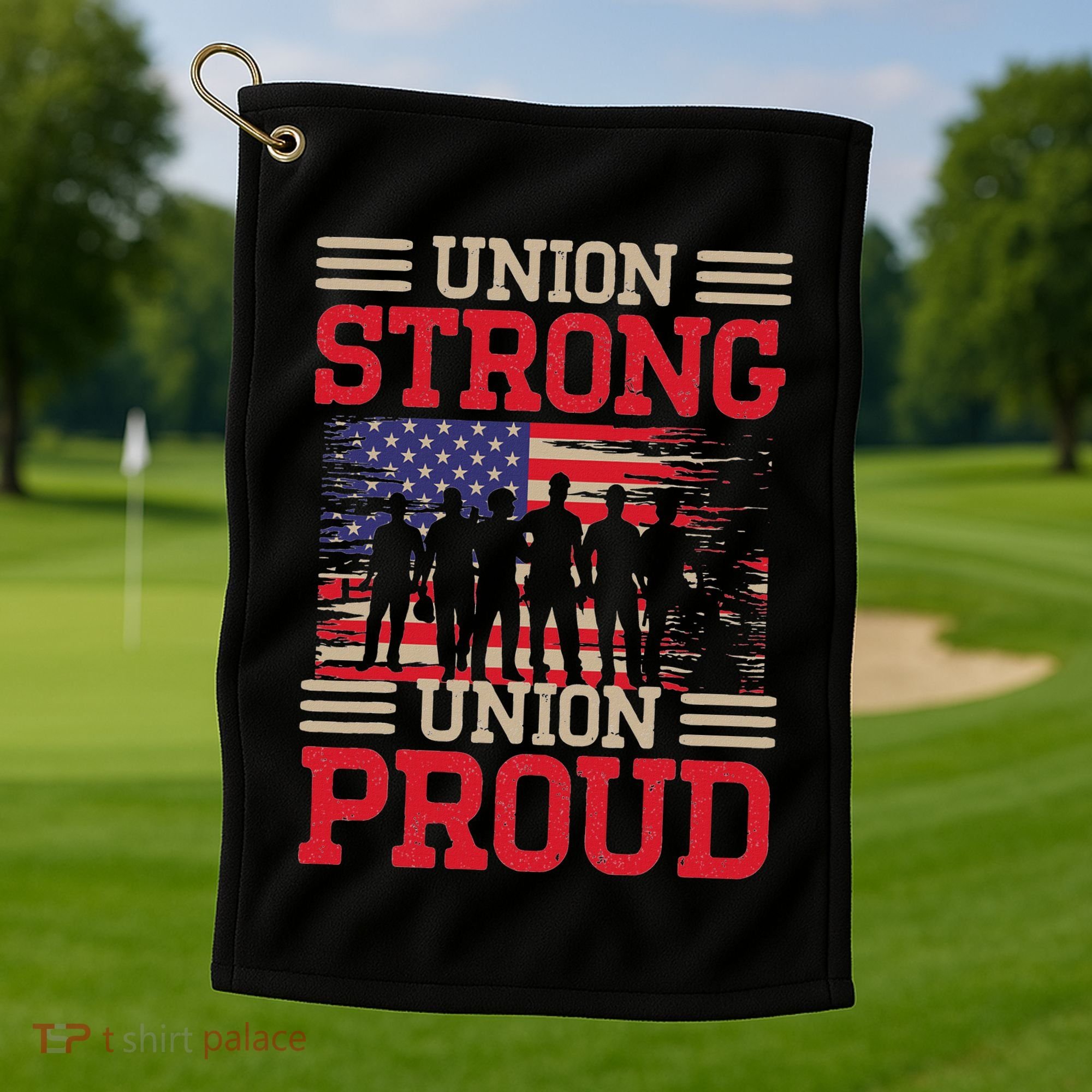Union Laborer Union Strong Labor Union Worker Union Golf Towel