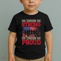 Union Laborer Union Strong Labor Union Worker Union Toddler T-Shirt thumb 2