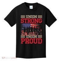 Union Laborer Union Strong Labor Union Worker Union Kids T-Shirt thumb 0