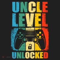 Uncle Level Unlocked Leveled Up To Uncle Promoted To Gamer Beanie thumb 2
