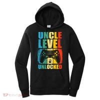Uncle Level Unlocked Leveled Up To Uncle Promoted To Gamer Women's Hoodie thumb 0