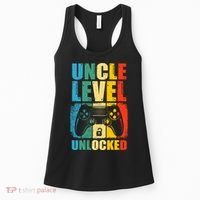 Uncle Level Unlocked Leveled Up To Uncle Promoted To Gamer Women's Tank Top thumb 0