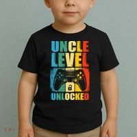 Uncle Level Unlocked Leveled Up To Uncle Promoted To Gamer Toddler T-Shirt thumb 2