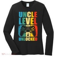 Uncle Level Unlocked Leveled Up To Uncle Promoted To Gamer Women's Long Sleeve Shirt thumb 0