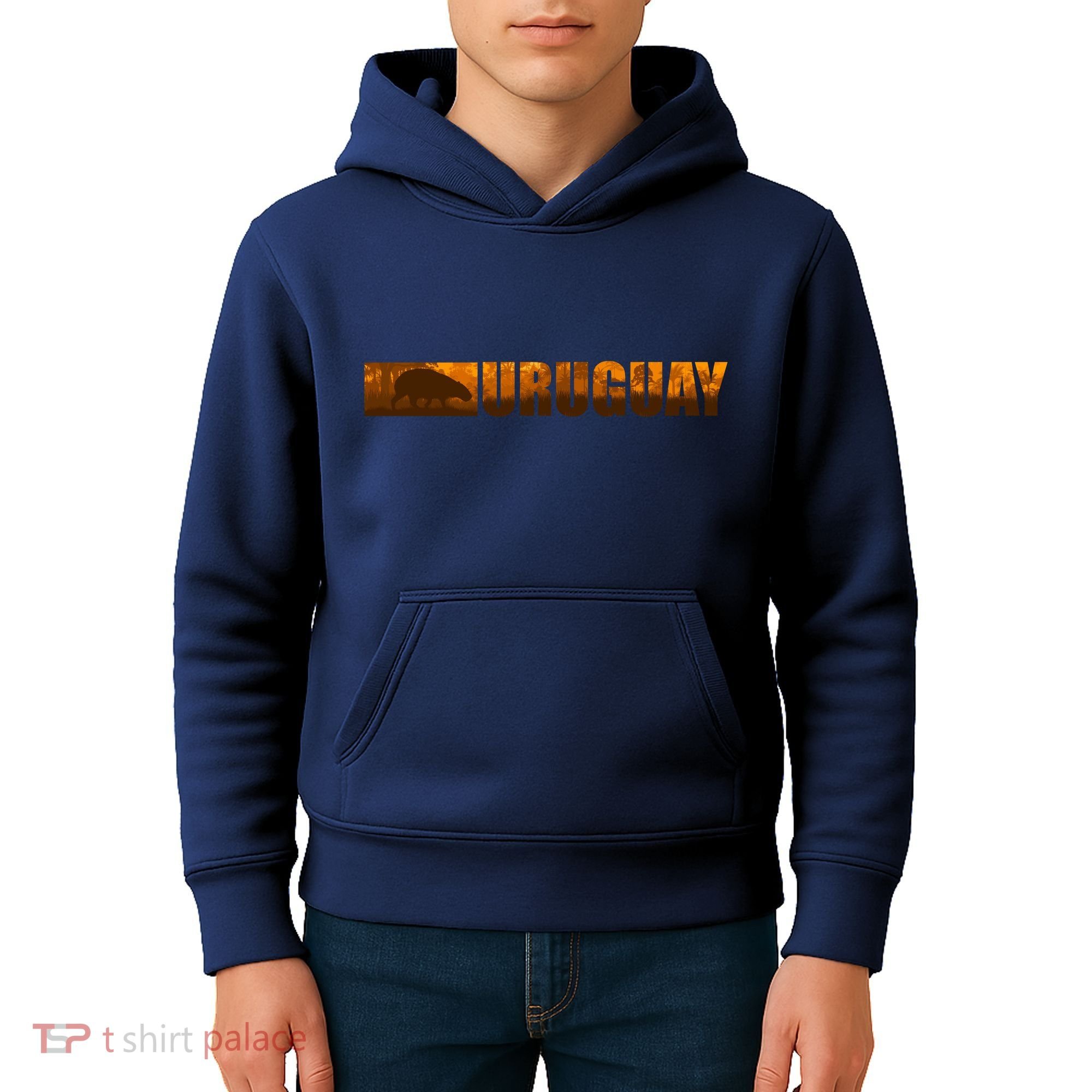 Uruguay Logo Kids Hoodie
