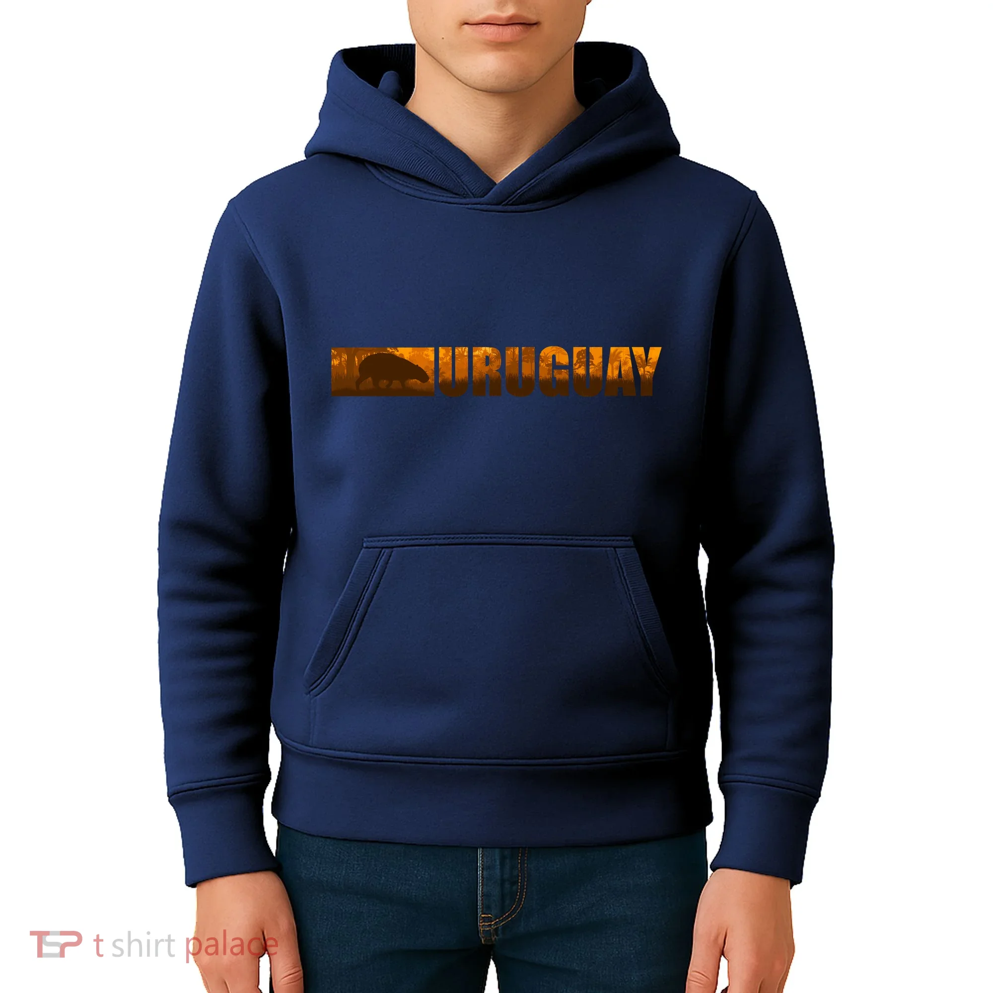 Uruguay Logo Kids Hoodie