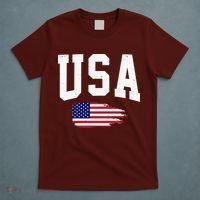 USA Logo Vintage Team Flag America T-Shirt thumb 5