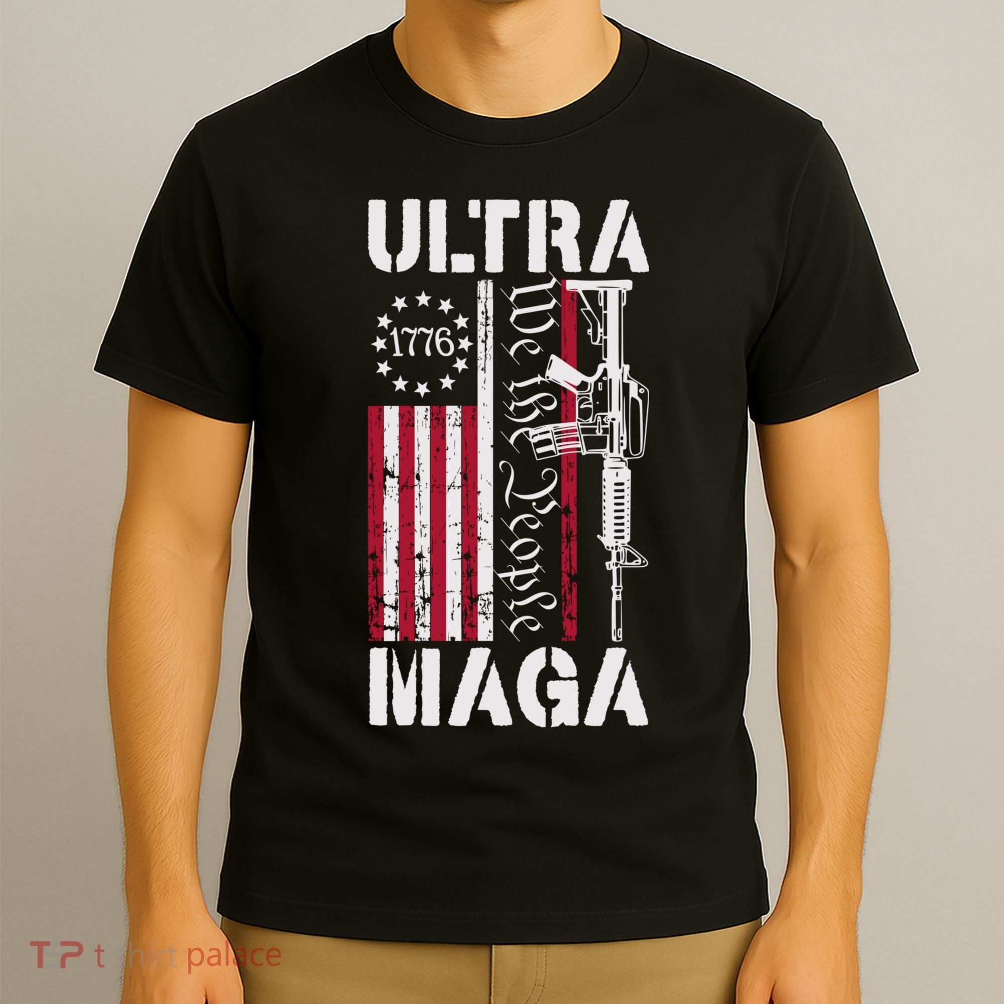 Ultra Maga 2024 American Flag Anti Joe Biden Ultra Maga T-Shirt