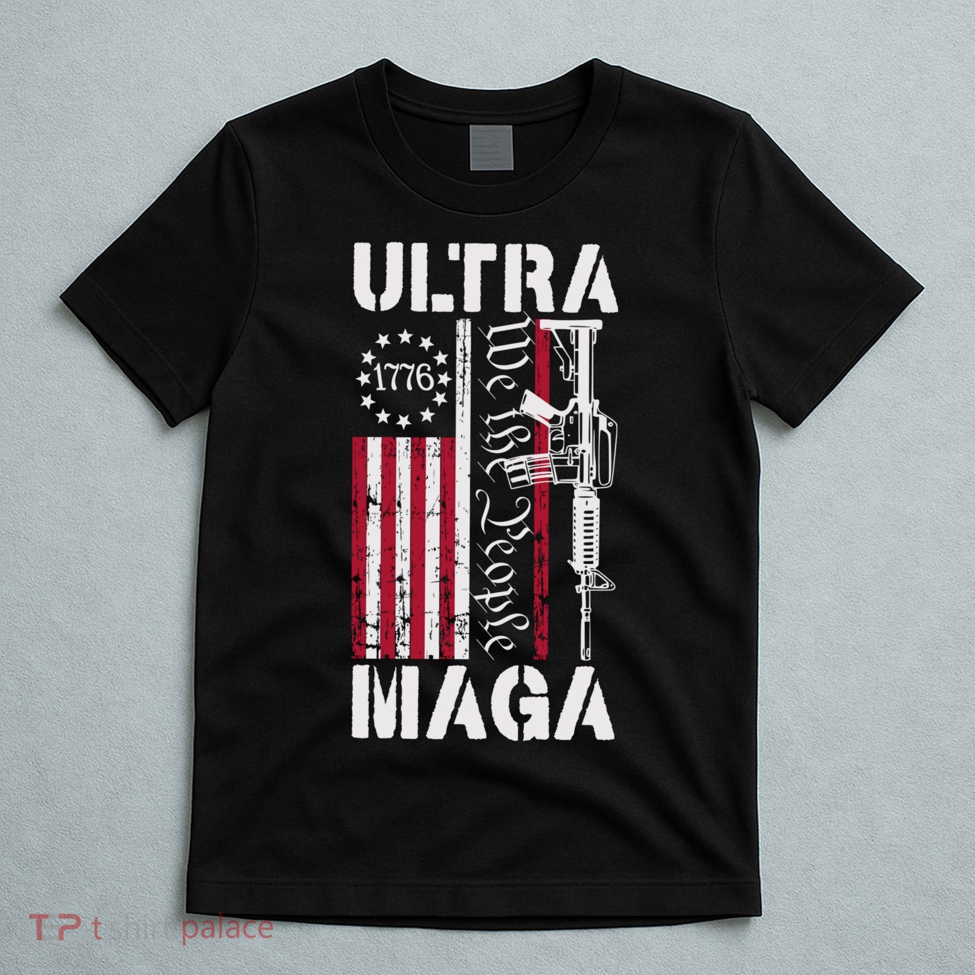 Ultra Maga 2024 American Flag Anti Joe Biden Ultra Maga T-Shirt