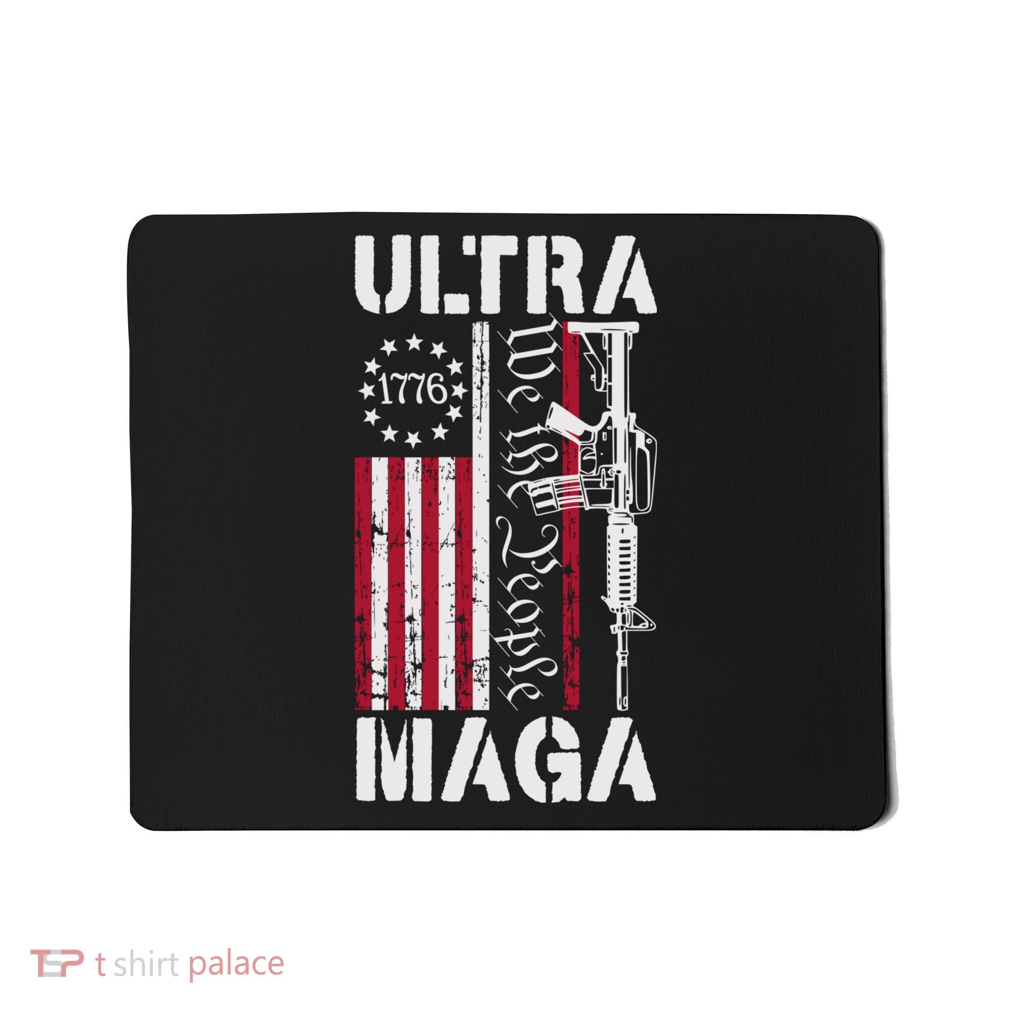 Ultra Maga 2024 American Flag Anti Joe Biden Ultra Maga Mousepad