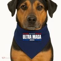 Ultra Maga 2024 USA-Made Doggie Bandana thumb 1