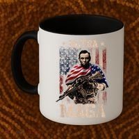 Ultra Maga 4th Of July Abraham Lincoln Gun 2nd Amendment Coffee Mug thumb 2
