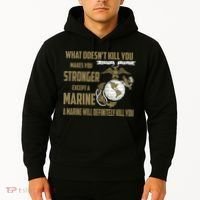 Marine What Doesn't Kill You Makes Your Stronger US Hoodie thumb 2