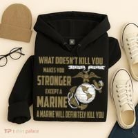 Marine What Doesn't Kill You Makes Your Stronger US Hoodie thumb 4