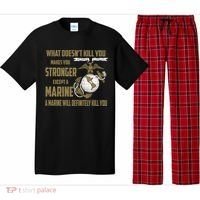 Marine What Doesn't Kill You Makes Your Stronger US Pajama Set thumb 0