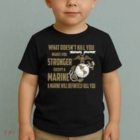 Marine What Doesn't Kill You Makes Your Stronger US Toddler T-Shirt thumb 2