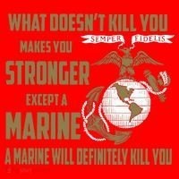 Marine What Doesn't Kill You Makes Your Stronger US Santa Hat thumb 1