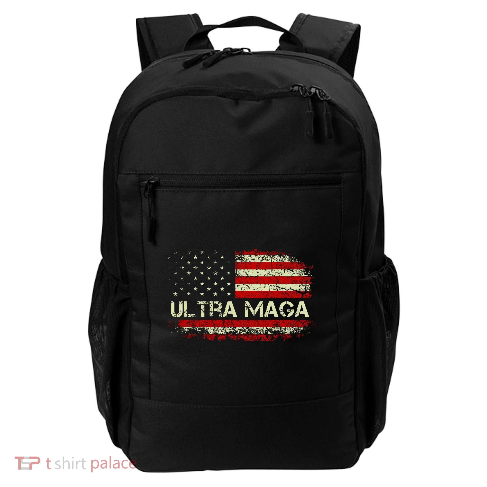 Ultra Maga American Flag Backpack