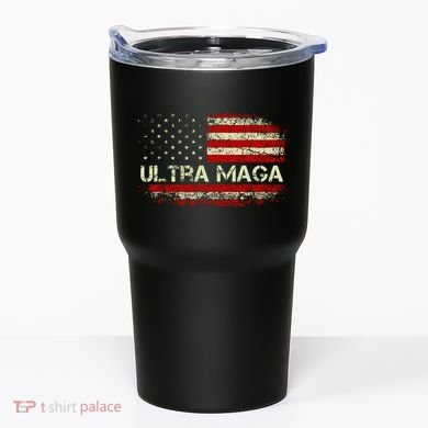 Ultra Maga American Flag Tumbler