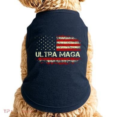 Ultra Maga American Flag Doggie Tank