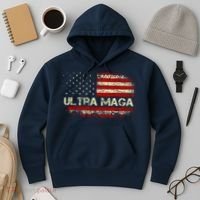 Ultra Maga American Flag Hoodie thumb 3