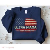 Ultra Maga American Flag Sweatshirt thumb 2
