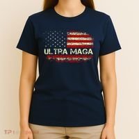 Ultra Maga American Flag T-Shirt thumb 4