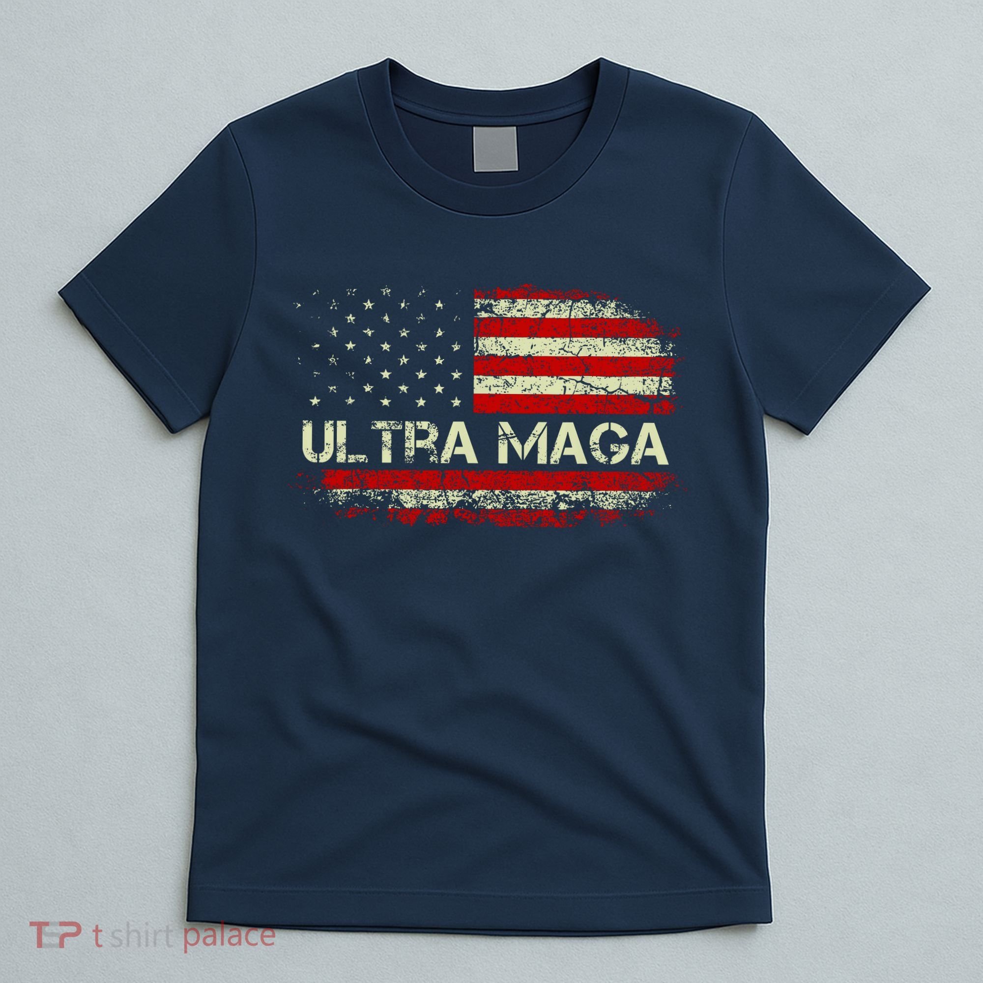 Ultra Maga American Flag T-Shirt
