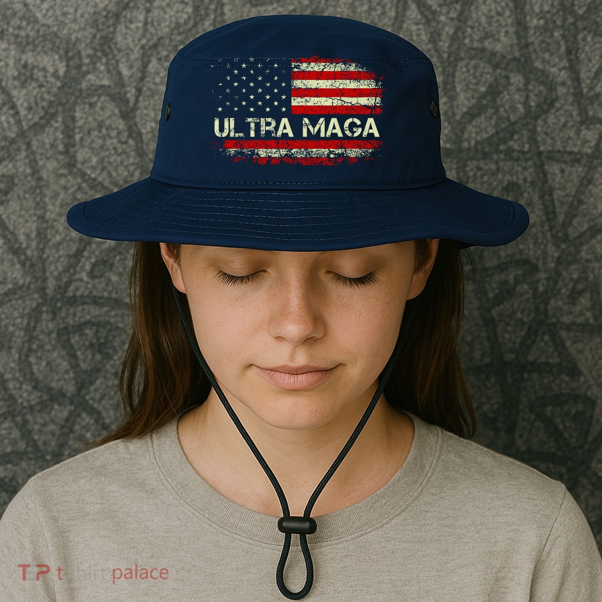 Ultra Maga American Flag Bucket Hat