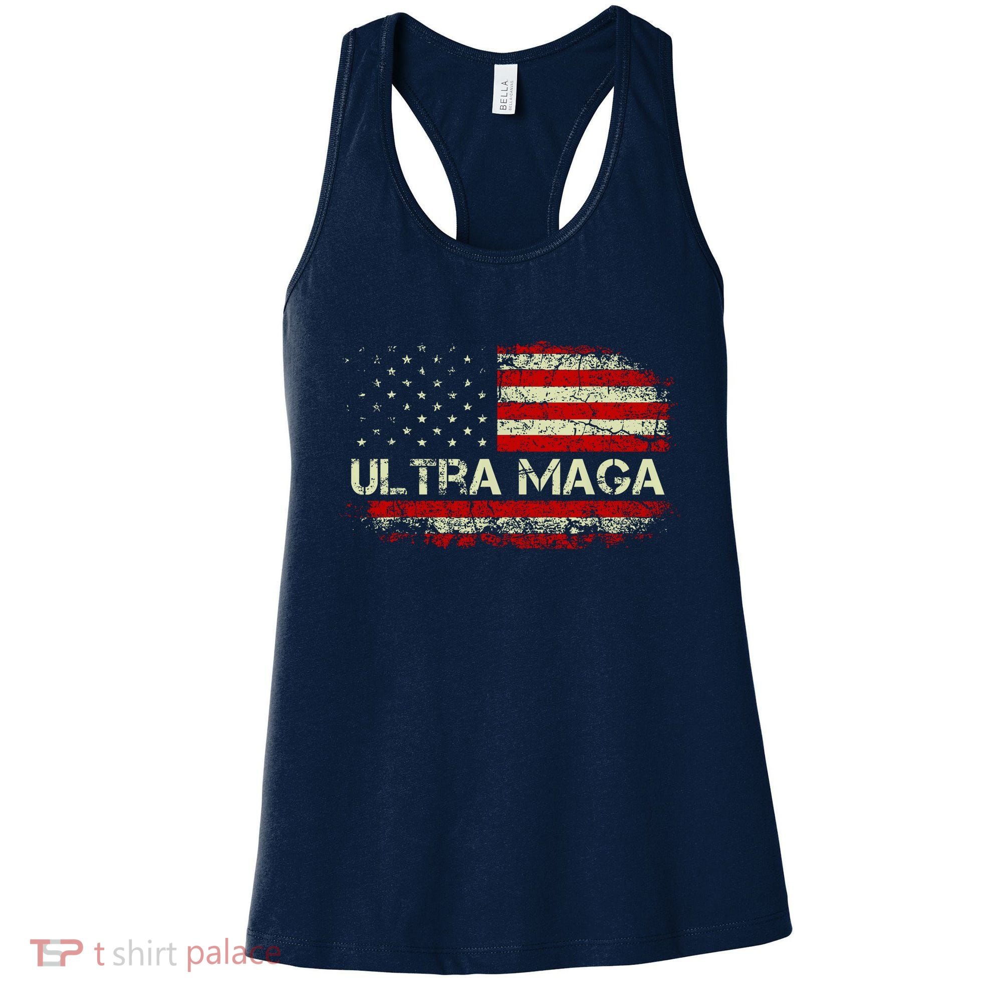 Ultra Maga American Flag Women's Tank Top