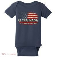 Ultra Maga American Flag Baby Bodysuit thumb 0