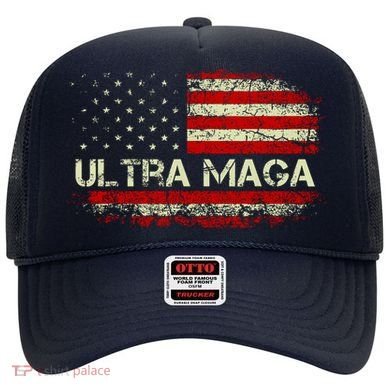 Ultra Maga American Flag Hat