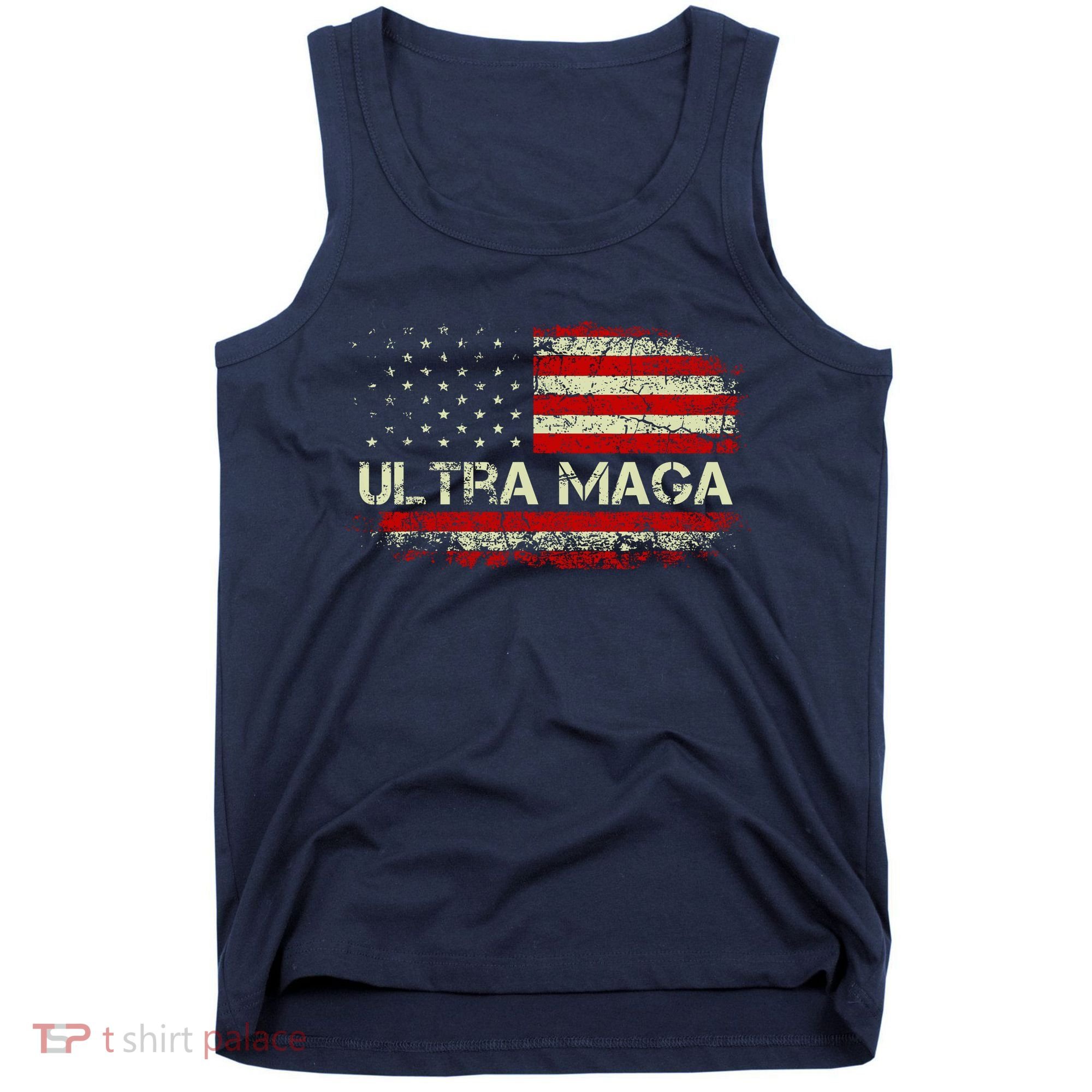 Ultra Maga American Flag Tank Top