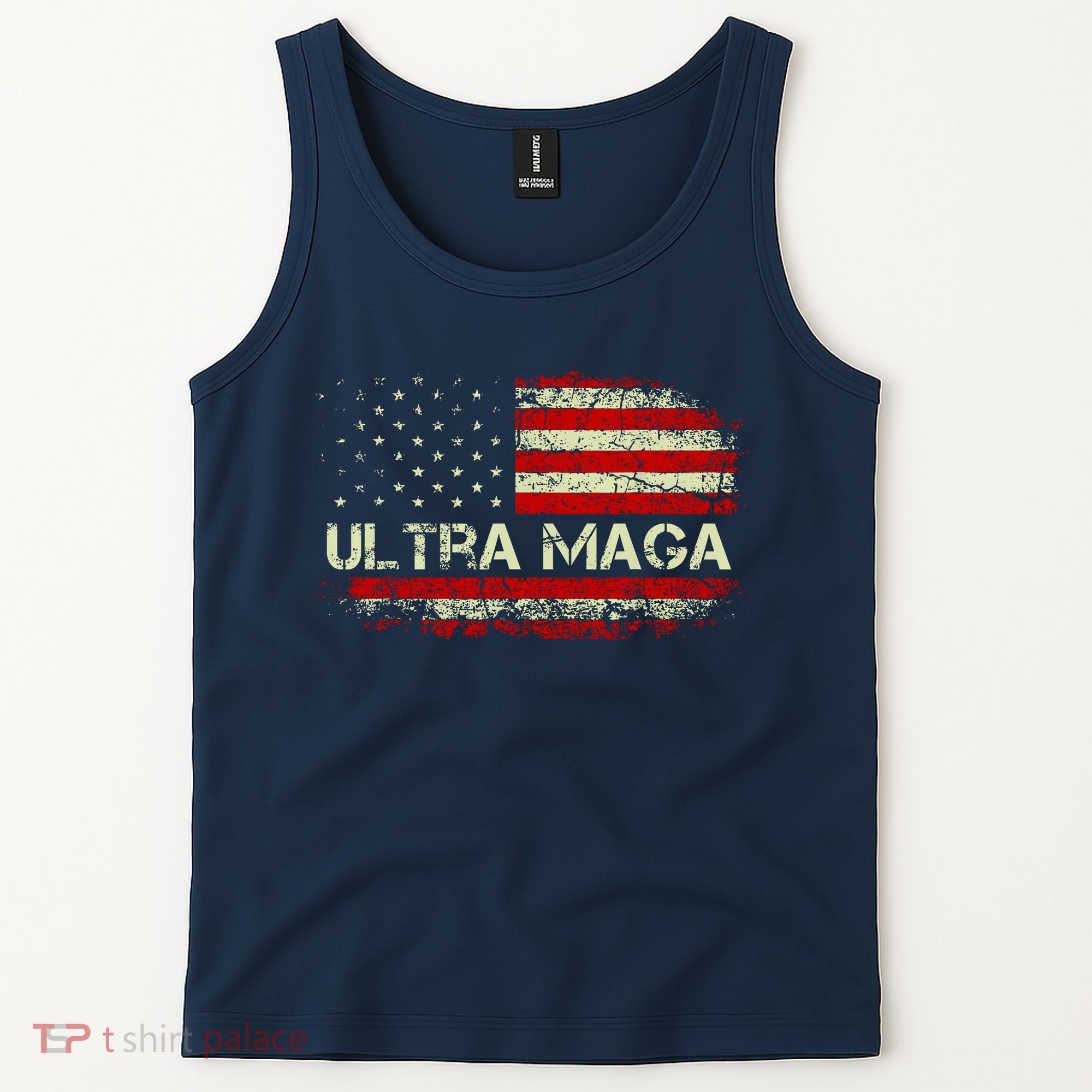 Ultra Maga American Flag Tank Top