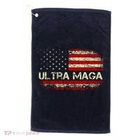 Ultra Maga American Flag Golf Towel thumb 0