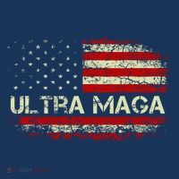 Ultra Maga American Flag Women's Long Sleeve Shirt thumb 2