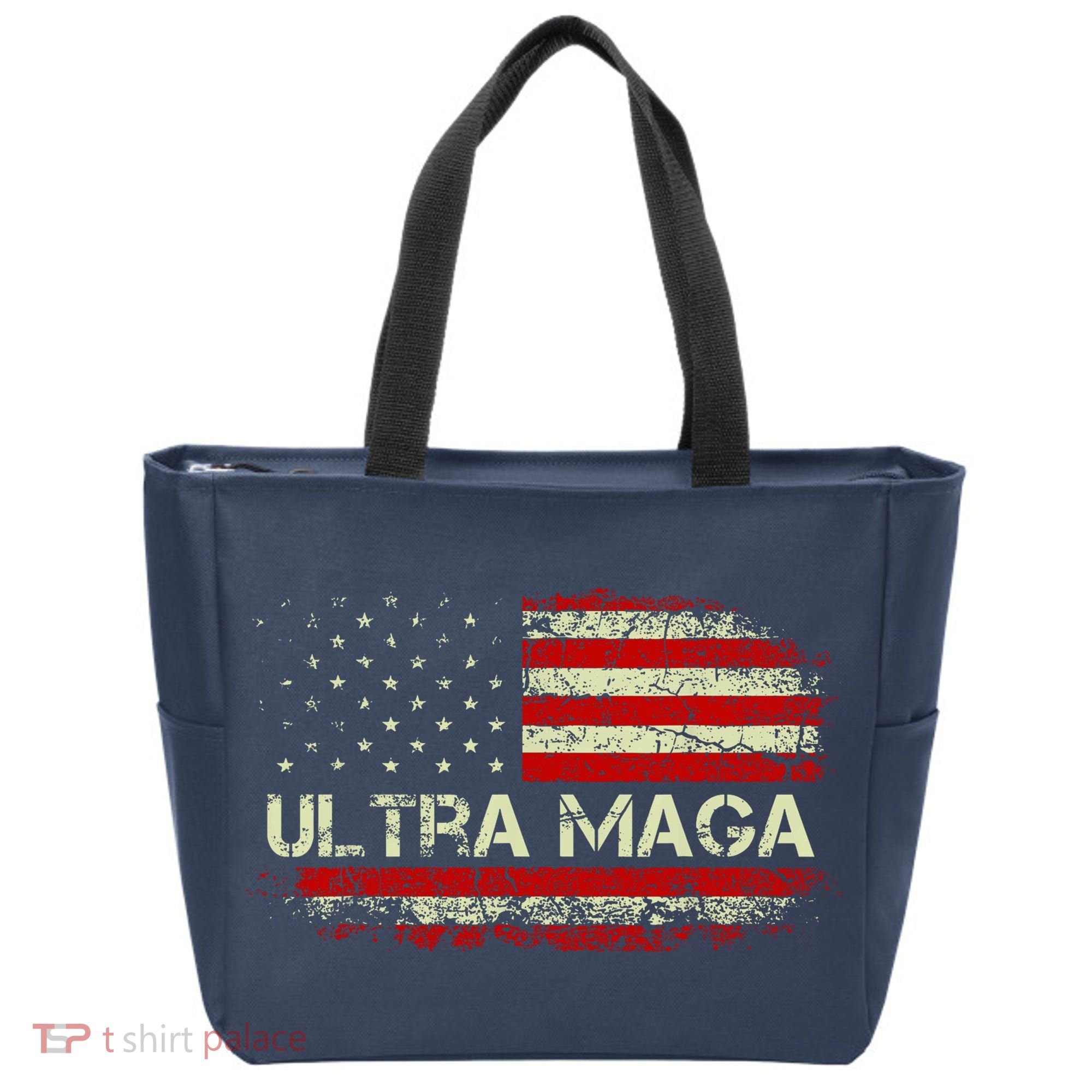 Ultra Maga American Flag Tote Bag